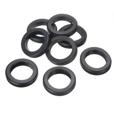 8Pcs, 40x45mm Rubber Grommets, Firewall Grommet Automotive for Wiring, Black picture