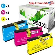 3 pack LOTS 951XL 951 XL Ink Cartridge for Officejet Pro8600 Pro276dw Pro8625 picture
