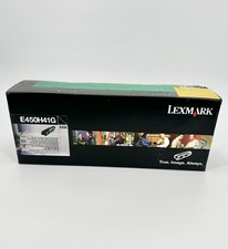 NEW Lexmark E450H41G Black Toner Cartridge E450 Genuine Sealed FAST SHIP picture