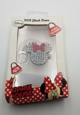 Sakar 8 GB Disney Minnie Mouse USB Flash Drive Keychain Clip Jeweled Metal Magne picture