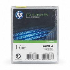 HP LTO-4 Ultrium RW Data Cartridge C7974A 800GB/1.6TB Factory Sealed NOS picture