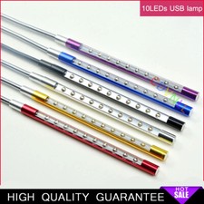 10 LED USB Light Keyboard Night Flexible Lamp for Reading Notebook PC Laptop 1* picture