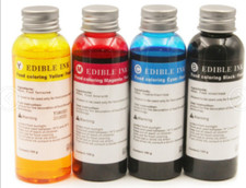 Best Quality 100ML/Bottle 4 Colors Refill Edible Ink For HP 803 Coffee Printer picture
