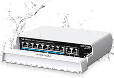 Outdoor Waterproof 8-Port PoE Switch with 8 Port PoE+@120W + Gigabit Uplink Port picture