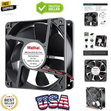 2Pin 120mm x 38mm Brushless Cooling Case Fan 12V 2pin DC High Airflow Cooler Fan picture