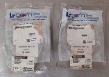 Lot of 2 L-Com USB Type A - B Cable 2 Meters P/N 10035045 picture