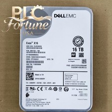New Dell 039XRY 39XRY ST16000NM005G EMC Exos X16 16TB SATA 6Gb/s 7.2K 3.5