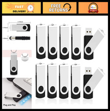 64GB USB Flash Drive 10 Pack - High-Speed Thumb Drive, Keychain Memory Stick, Ju picture