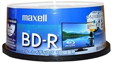Maxell Bluray BD-R 25GB Single Layer 4x Speed Inkjet Printable Sealed 30-sheet picture