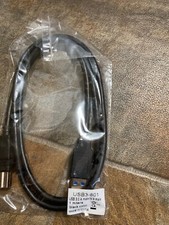 USB 3.0 A/B 1 Meter Long Black NEW in Unopened Bag picture