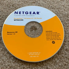 Netgear Version 1.0 209 Resource CD picture