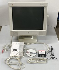 Mint ViewSonic Multimedia Series MB90 19” CRT Monitor W/Accessories/Manual/ROM picture
