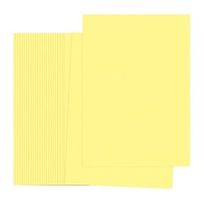 Light Yellow Color Copy Paper, 50 Sheets 11.7x8.3