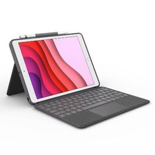 Logitech Combo Touch iPad 7th Gen Keyboard Case Oxford Grey picture