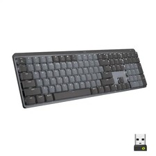 Logitech MX Mechanical Wireless Illuminated Keyboard Tactile Graphite w/Dongle picture