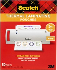 Matte Thermal Laminating Pouches, Ultra Clear with Matte Finish, Letter Size 8.9 picture