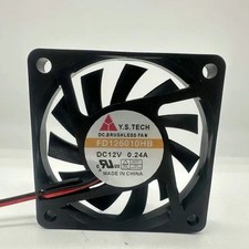 Y.S.TECH FD126010HB DC12V 0.24A Server Cooling Fan 2Pin 60*60*10mm Fast Shipping picture