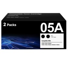 CE505A Toner 2-Pack Replacement for HP 05A CE505A Toner Cartridge Black | Perfec picture