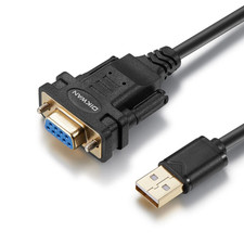 USB to RS232 Adapter with FTDI Chipset 6.6Ft USB 2.0 Male to RS232 Fem... picture