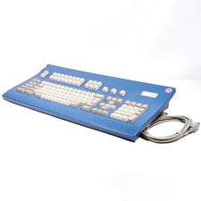 TESTED Vintage Chyron Duet Mechanical Keyboard & CABLE *READ* #9 picture