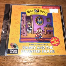 SEALED NEW Harry and the Haunted House Living Books Storybook PC CD-ROM RARE TLC picture