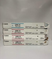 4 Open Genuine Canon iRA C5030,C5035,C5235,C5240 GPR-31C, GPR-31M Toners picture