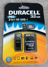 Duracell 32 GB Pro 3 in 1 kit UHS-I USB SDHC Card adapter picture
