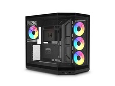 HYTE Y50 RGB - Aesthetic Gaming PC Case - 4 Included aRGB Fans - Black picture