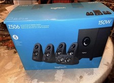 Logitech Z506 5.1 Channel Surround Sound Speaker System 150W Subwoofer Black picture