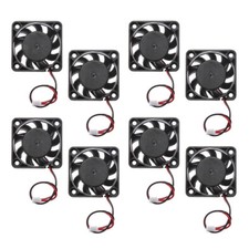 8PCS 12V Mini Silent Cooling Computer Fan - Small 40mm x 10mm DC Brushless 2-pin picture