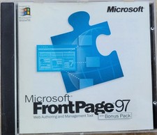 Vintage - Microsoft FrontPage 97 with Bonus Pack, 1996 picture