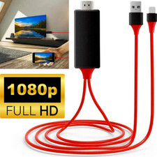 HDMI Mirroring AV Cable Phone to TV HDTV Adapter 1080P for iPhone14 13 12 11 XR picture