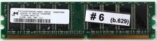Memory mt16vddt6464ag-40bg4 pc3200u-30331-b1 512mb, ddr, 400, cl3 picture