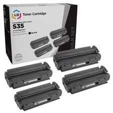LD Canon Reman S35 7833A001AA Set of 4 Black ImageClass D320 D340 D383 picture