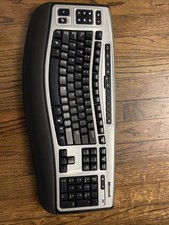 Microsoft Wireless Laser Keyboard 6000 V2.0.Model 1074 Ergonomic.No Receiver. picture