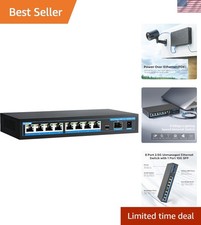 8-Port 2.5Gb PoE+ Switch with 1*10Gb SFP+ Uplink, 9*2.5G Network, 60Gbps Swit... picture
