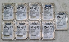 SAS - Lot of 9 HP HDD 2.5