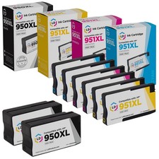 LD 8pk COMP Ink Cartridge for HP 950 XL 951XL Black Cyan Magenta Yellow 8600 picture