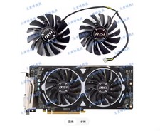 For MSI RX580 570 480 470 ARMOR Graphics Card Cooling Fan PLD09210S12HH picture