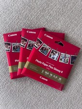 Canon PP-301 Photo Paper Plus Glossy II 5×5 in 20 sheets (Qty. 3) 10.6 Mil 70lbs picture