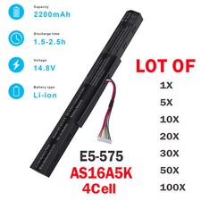 ✅LOT 100X AS16A5K Battery For Acer Aspire E15 E5-475 E5-575 5-575G E5-575G-53VG  picture