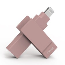 iXflash MFi 256GB Lightning USB-A iPhone iPad Flash Drive Photo Stick Video Pink picture