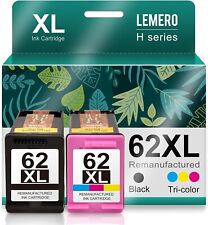 LEMERO 62XL Ink Cartridge Combo Pack Cartridge Replacement for HP Ink 62 62XL picture