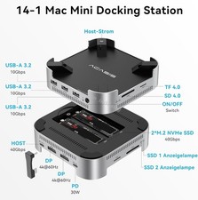 Acasis M001 11-in-1 USB-C-Dockingstation mit dualem M.2 NVMe für Mac Mini M4/M4 picture