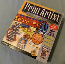 Print Artist Diamond Version 6.0 - Sierra Home PC Computer Software NEW IN BOX picture