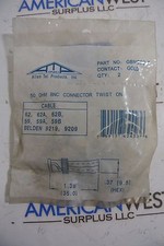 Package of 2  NEW Allen Tel GBNC60-T  50 OHM BMC Twist on Connector picture