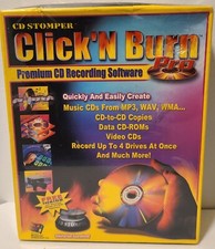 CD STOMPER CLICK 'N BURN PRO Premium CD Recording Software new  picture