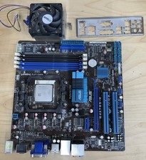 AM3 Combo ASUS M4A785-M Motherboardw/ Shield + AMD Athlon II ADX440WFK32GI 3GHz picture