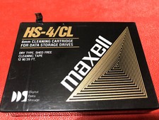 HS-4/CL Maxwells 4mm Cleaning Cartridge For DDS & DDS2  12 M Data Storage Drives picture