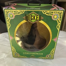 New in Box Wicked Elphaba Witch Hat 3 Port Charging Hub 2 USB-A and 1 USB-B picture